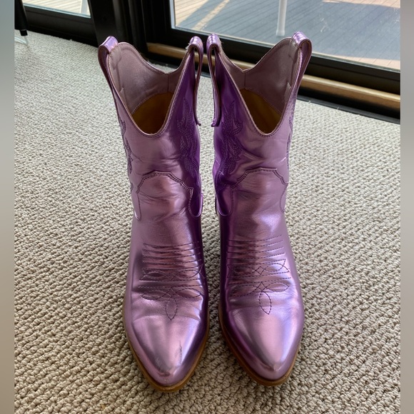 Metallic Purple Cowgirl boots - perfect for the Eras Tour - Picture 2 of 5